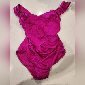 Badgley Mischka swimming suit, one piece, size 6